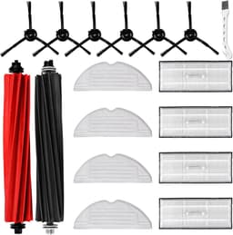17 stuks accessoires gescht voor Roborock S8/S8+ robotstofzuiger met 2 hoofdborstels, 4 reinigingsdoeken, 4 filters, 6 zijborstels, 1 reinigingsborstel — thumbnail 1