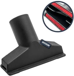 SQOON® Zuigmond 32 mm Geschikt voor Electrolux, Nilfisk & Numatic - Met rode fluwelen strips - Voor meubels, bekleding & tapijt — thumbnail 1