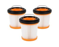 3x Filter geschikt voor Shark WV200, WV200EU, WV201, WV205, WV220 Kruimelzuiger