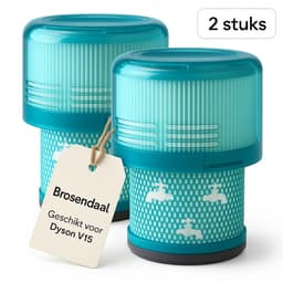 Brosendaal Filter geschikt voor Dyson V15 - Voor alle V15 modellen - SV22 | SV47 - Wasbaar en Herbruikbaar - 2 stuks — thumbnail 1