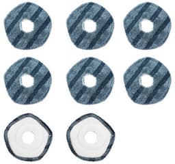8 Stuks Vervangende dweildoeken Geschikt voor de Eufy X10 Pro Omni/X10 Pro robotstofzuiger - Stofzuiger onderdeel - Dweildoeken — thumbnail 1