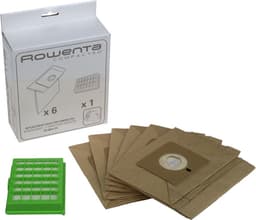 Rowenta- STOFZUIGERZAK COMPACTEO 6 STUKS + HEPA FILTER - ZR004101 — thumbnail 1