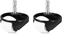 2-pack voorwielen Geschikt voor iRobot Roomba 500/600/700/880/980 Zwart — thumbnail 1