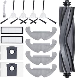 Allecto Plus - Accessoireset voor robotstofzuiger. Hoofdwalsborstel, Hepa-filters, dweilpads, zijborstels, stofzakken, borstel. Geschikt voor Dreame D10 Plus Gen 2. Optimale reiniging. — thumbnail 1