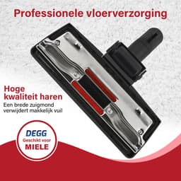 DEGG® - Stofzuigermond / Zuigmond - Geschikt voor Miele - Tapijt & Parket - Combi stofzuigermond - Voor harde en zachte vloeren - 35mm - Premium kwaliteit — thumbnail 2