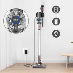 Staza - Steelstofzuiger draadloos 200Watt met 4 verschillende opzetstukken (draadloze stofzuiger) - Snoerloos - Zonder zak - Op accu - Met Kruimelzuiger — thumbnail 2