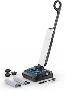 Bosch Serie 4 BHF41WL steelstofzuiger & elektrische bezem Verticale stofzuiger Batterij Droog en nat Zakloos Zwart, Blauw, Wit 4 Ah — thumbnail 1