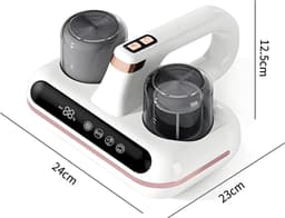 5-in-1 handstofzuiger - UV-sterilisator - Stofzuiger voor mijtenverwijdering - Ultrasone mijtenverwijdering - Combineert mijtenverwijdering en matrasreiniging - Inclusief 2 filters - Uitgerust met UV-lamp - 10.000 Pa zuigkracht - 1800 mAh — thumbnail 3