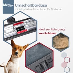 Vloerzuigmond - 35 mm - Met draadopraper - Voor Miele — thumbnail 2