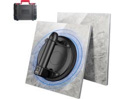 Elektrische Vacuümzuiger - Tegellifter Glaszuiger - Zwaar Materiaal Verplaatsen - Digitaal Display - 20 cm Diameter - Zwart