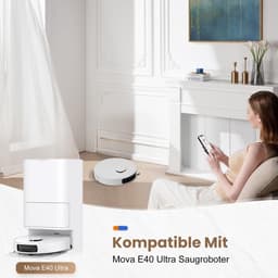 Dailygoods- Accessoires voor Mova E40 Ultra - 24 Stuks - Hoofdborstel - Stofzakken - Dweilpads - HEPA-filters - Zijborstels - Robotstofzuiger — thumbnail 3