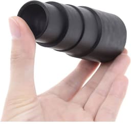 Drie adapters, PVC-verloopslang, verstelbare maat 25-42 mm, geschikt voor stofzuigers en elektrisch gereedschap. — thumbnail 5