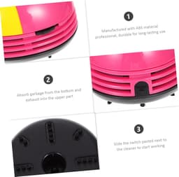 Desktop Stofzuiger - Mini Tafelreiniger - Bureau Schoonmaken - Sterke Zuigkracht - 10.5 cm - Roze — thumbnail 4