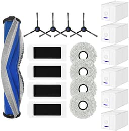 19-delige accessoire set - Voor Ecovacs Deebot T30 Omni/T30 Pro Omni robotstofzuiger - Inclusief 1 hoofdborstel, 4 filterpatronen, 4 zijborstels, 4 reinigingsdoeken, 6 stofzakken (2,5L), microvezeldoek en reserveonderdelen — thumbnail 4