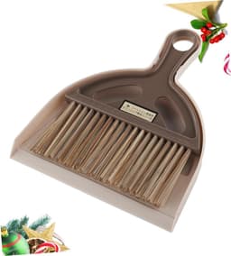 Mini Bezem Stoffer Set - Kleine Stoffer en Blik - Bureau Schoonmaken - Hoge Dichtheid Borstel — thumbnail 5