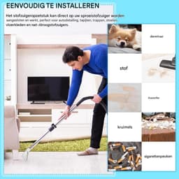 SSTRWGOOD 2 Stuks Mondstukken voor Stofzuigers - Nassauger Polsterdüse - Binnen-Ø 38mm Buiten-Ø 45mm - Makkelijk Schoon Te Maken - Geschikt voor Meubelreiniging - Kunststof - Zonder Extra Accessoires — thumbnail 5