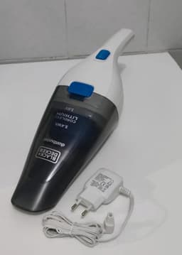 Draadloze Handstofzuiger - Kleine Stofzuiger Kruimeldief - Snelle Schoonmaak - Brede Opname Mond - 325 ml - Grijs/Wit — thumbnail 3