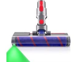 Laser Fluffy Borstel - Mondstuk - Geschikt voor Dyson V7 V8 V10 V11 V15 - Gemotoriseerde Roterende Stofzuigerborstel - Harde Vloeren