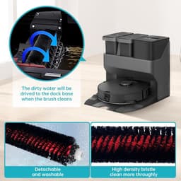 Geschikt voor Toepasbare 2-pack waterfilter en 1-pack reinigingsborstel - Vervangende onderdelen compatibel met Roborock S8 Pro Ultra Mop Auto Wasch Dock Station (alleen compatibel met S8 Por Ultra, niet voor alle — thumbnail 2