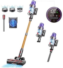 Steelstofzuiger - Vacuum Cleaner - Stofzuiger - Draadloze - 500W - 50000PA Zuigkracht – Handstofzuiger - Verwijderbare Accu – Slimme LED-functies — thumbnail 1