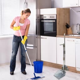 Bezem Stoffer Set - Schoonmaakgereedschap - Huishoudelijk Gebruik - Ergonomische Steel - 93 cm Bezem - Diverse Kleuren — thumbnail 4