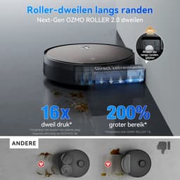 ECOVACS DEEBOT X11 PRO OMNI Robotstofzuiger – 19.500 Pa – PowerBoost snelladen–OZMO roller dweil –ZeroTangle 3.0 anti-haarwikkel –AI vlekdetectie 2.0 – OMNI 2.0 station Zelfreinigend – voor harde vloeren en tapijt-Zwart-1000ml Schoonmaakmiddel — thumbnail 2