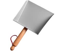 Kleine Stoffer - Veegblik - Snel Opruimen - Roestvrij Staal - 23.1 cm - Zilver