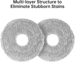 4 stuks wasbare dweilpads - voor Dreame X50 Ultra / X40 Ultra / L50 Ultra / L40s Ultra / L40s Ultra AE / L40s Ultra CE / L40 Ultra / L10s Ultra Gen2 - natte dweilpads — thumbnail 4