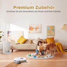 8 stuks - 4 stofzakken en 4 poetsdoeken - Voor Dreame L10 Ultra/ L10S Pro / L10S Ultra Heat/ L10 Prime/ L20 L30 L40 L50 Ultra/ X30 X40 X50 Ultra/Mova E30 V50 Ultra P10 P50 Pro Ultra — thumbnail 2