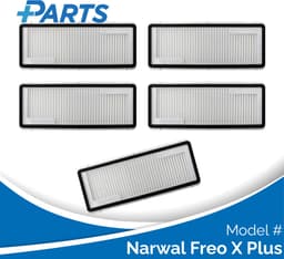 Narwal Freo X Plus Filters (5 Stuks, Plus.Parts® alternatief voor CP-PJ-A00088-00-00) — thumbnail 1