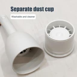 Draagbare Stofreiniger - Handstofzuiger - Bureau Reinigen - Snelle Ventilator - 6.89 Inch - Wit — thumbnail 2