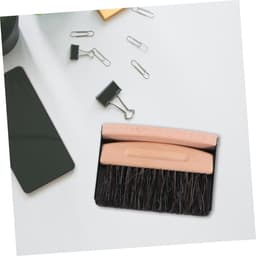 Mini Bezem Set - Kleine Veegset - Bureau Reinigen - Afneembare Onderdelen - 15x10 cm - Zwart — thumbnail 2