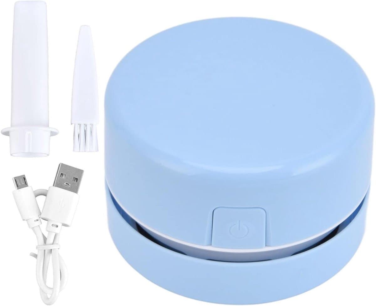 Mini Stofvanger - Desktop Reiniger Tafel Stofzuiger - Bureau Schoonmaken - Laag Geluidsniveau - 3.93 x 3.54 x 3.54 cm — afbeelding 1
