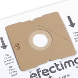 PH95 stofzuigerzakken van efectimo - 10 stuks - drielaags hoogwaardige microvezel zakken voor type PH95 - geschikt voor Inventum, Sauber, Princess en Blokker — thumbnail 4