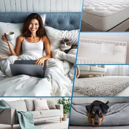 CLEANmaxx 3-in-1 mijtzuiger met 55 °C hete lucht, UV-C-licht en 15 kPa zuigkracht | Matraszuiger verwijdert 99,9% van de mijten | HEPA-filter voor mensen met allergieën en ultrasoon geluid, ideaal voor matrassen en bekleding — thumbnail 5