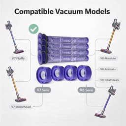 4x Set HEPA Pre- & Post Filter geschikt voor Dyson V7 en V8 96747801 Accessoires Vervanging — thumbnail 2