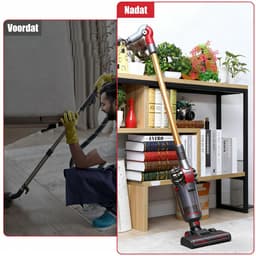 Hoek opzetstuk geschikt - voor Dyson V7 V8 V10 V11 V15 - Hoekstuk Adapter 90 graden tool hulpmiddel - Rood — thumbnail 4