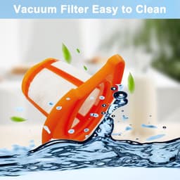 3 Pack Hepa Filter - Vervangend Filter Geschikt voor HHVKF10 - Geschikt voor Black & Decker Handheld Vacuüm - Geschikt voor Modellen BHHV520BT BHHV520BFP BHHV320B BHHV320J BHHV520BF BHHV520JF — thumbnail 2