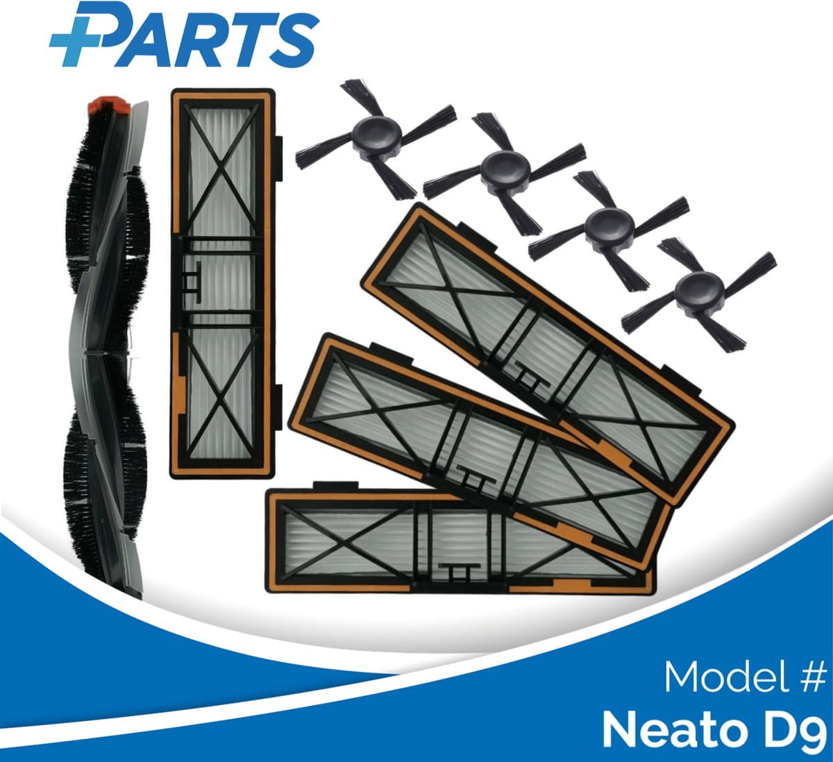 Neato D9 Onderhoudsset (Plus.Parts® alternatief voor 945-0380) — afbeelding 1