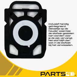 30 Stofzuigerzakken PARTS4® geschikt voor Nilfisk King / Elite / Extreme | Made in Europe | Passend in Nilfisk King GM200, GM300, GM400 series, Nilfisk Elite series, Nilfisk Extreme X100, X150, X210, X300 series, 107412688 — thumbnail 2