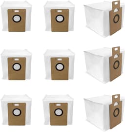 stofzuigerzakken - geschikt voor Tapo RV30 Max - RV30 Max Plus - RV20 Max Plus - RVA202 - 16*14*17cm - voor robotstofzuiger - reserveonderdelen - 9 stuks — thumbnail 1