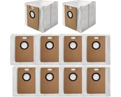 stofzuigerzakken - geschikt voor Tapo RV30 Max - RV30 Max Plus - RV20 Max Plus - RVA202 - 16*14*17cm - voor robotstofzuiger - reserveonderdelen - 10 stuks