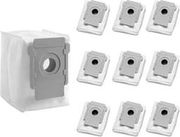 10x Stofzuigerzakken zakken geschikt voor iRobot Roomba i3 i4 i5 i6+ i7 i8 E5 E6 S9 S9 - Stofzuigerzakken - wegwerpbaar robot stofzuiger stofzakken — thumbnail 1