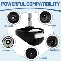 2-stuks zwenkwielen vooraan - geschikt voor Roomba 500, 600, 700, 800 en 900-serie - voorwiel voor Roomba-robotstofzuiger - reservewiel met laag geluidsniveau - vervangende accessoires — thumbnail 3