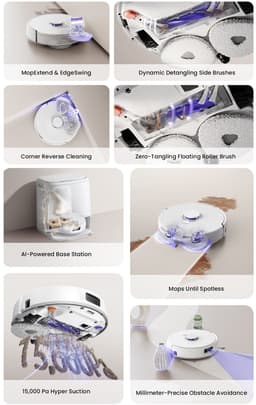 NARWAL Freo Z10 – Robotstofzuiger en -mop – Anti-tangle – 15000 Pa — thumbnail 4