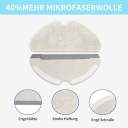 JGS Premium - Vervangende accessoireset voor draadloze stofzuiger - Hoofdborstel, filters, zijborstels, mopdoeken & meer — thumbnail 2