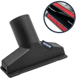 SQOON® Zuigmond 32 mm Geschikt voor Electrolux, Nilfisk & Numatic - Met rode fluwelen strips - Voor meubels, bekleding & tapijt — thumbnail 2