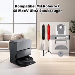 29 stuks accessoires Geschikt voor Roborock S8 MaxV Ultra robotstofzuiger, 2 hoofdborstels, 6 stofzakken, 4 wisserdoeken, 4 zijwissers, 4 filters, 6 zijborstels, 1 zelfreinigende borstel, 1 reinigingsborstel, — thumbnail 4