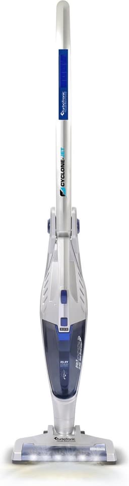 TurboTronic TT-FG6 2-in-1   Steelstofzuiger met flexibele arm - ingebouwde kruimeldief - Zilver/Blauw — thumbnail 1