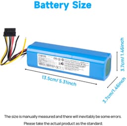 Stofzuigeraccu - 6800 mAh - 14,8 V - Li-ion — thumbnail 5